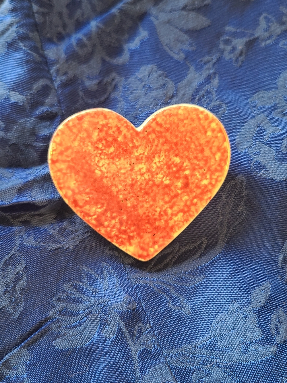 Vintage Pink Heart Pendant